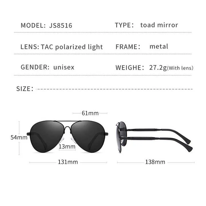 نظارات شمس معدنية فاخرة للرجال والنساء مناسبة . Luxury Metal Sunglasses for Men and Women Suitable for