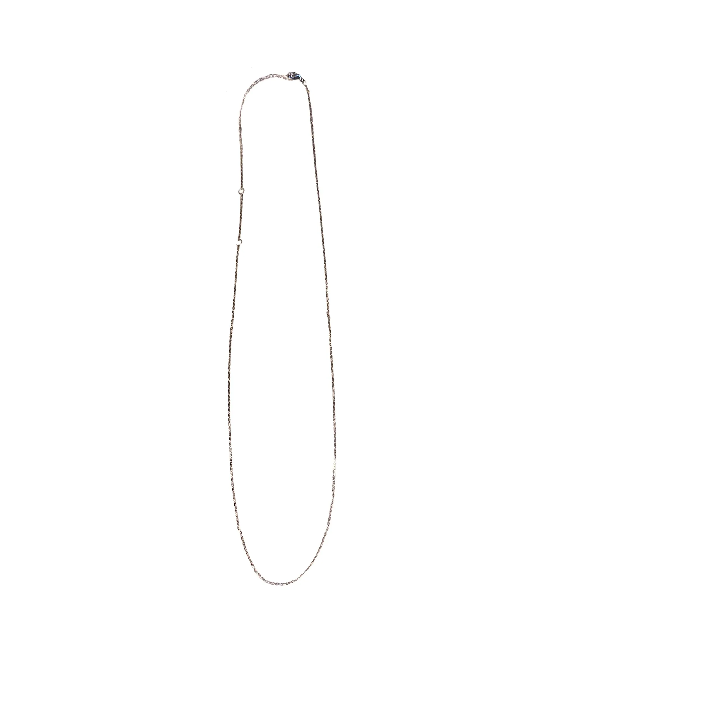 14k White Gold Basic Chain 20"