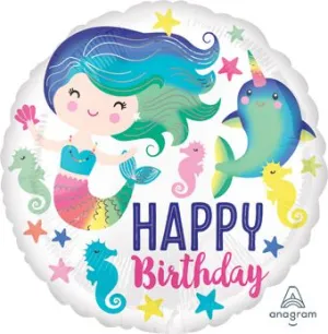 18C HB COLORFUL MERMAID OCEAN FUN