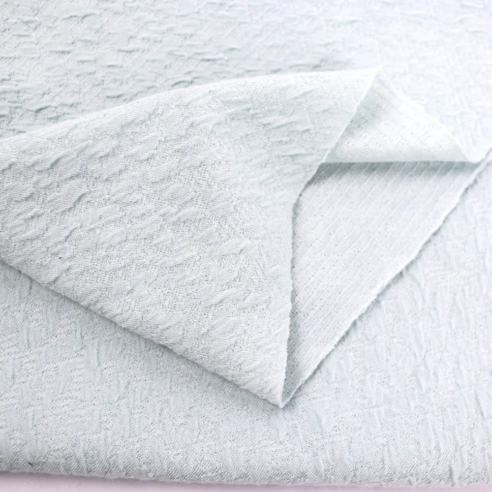 54/55" 2 Color Polyester/Spandex Soft Stretchy Hukuro Knit Jacquard Fabric by the Yard