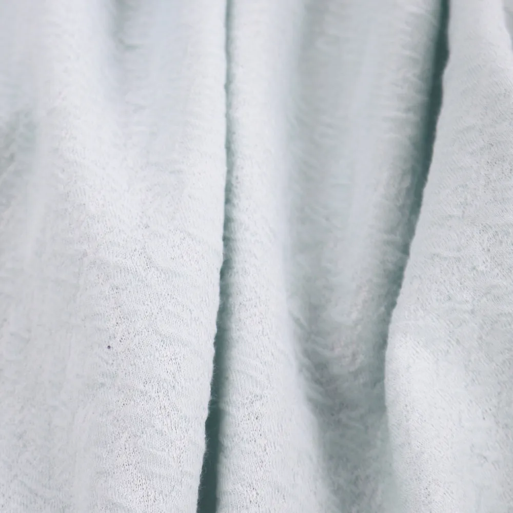 54/55" 2 Color Polyester/Spandex Soft Stretchy Hukuro Knit Jacquard Fabric by the Yard