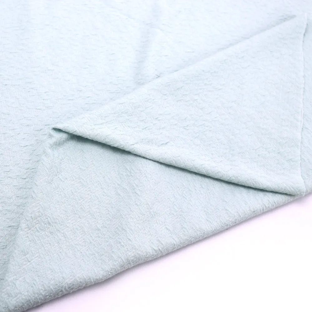 54/55" 2 Color Polyester/Spandex Soft Stretchy Hukuro Knit Jacquard Fabric by the Yard