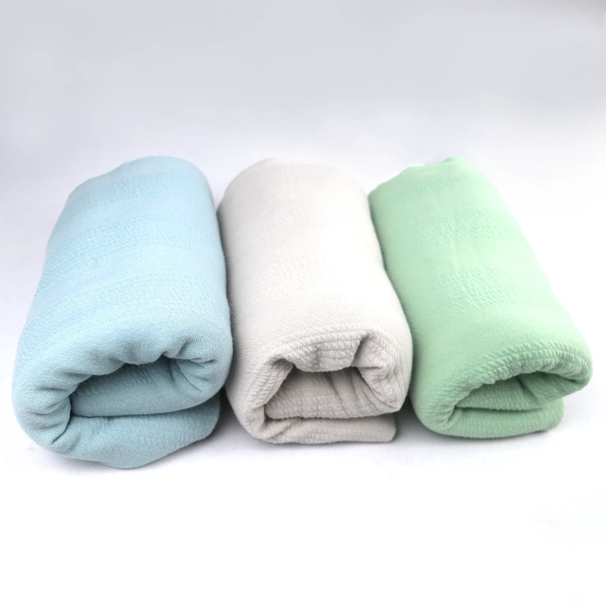 56/58" 3 Color 245GSM Poly Span Hukuro Knit Jacquard Fabric by the Yard