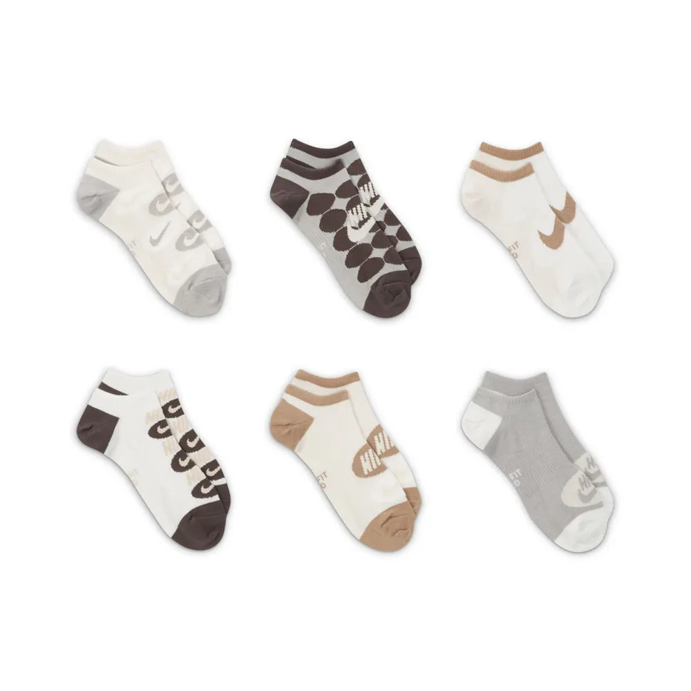 6 Pack Unisex Everyday Lightweight No Show