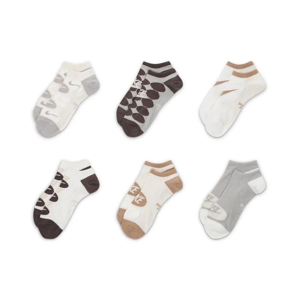 6 Pack Unisex Everyday Lightweight No Show