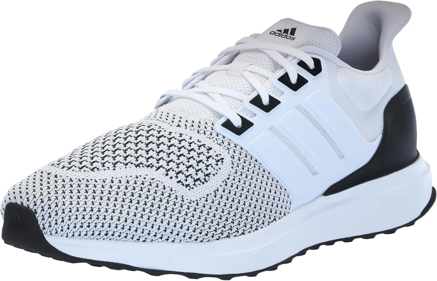 adidas Men's UBounce DNA Sneaker, White/White/Black, 7