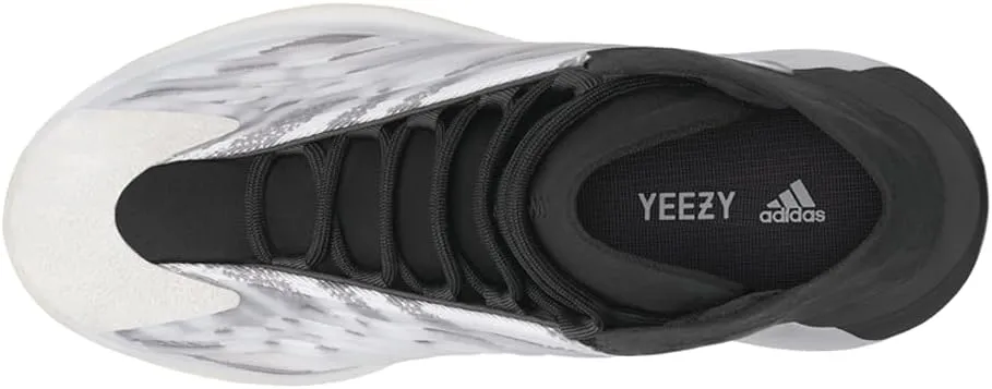 adidas Mens Yeezy Knit Bsktbl Lace Up Sneakers Shoes Casual - Black, Grey