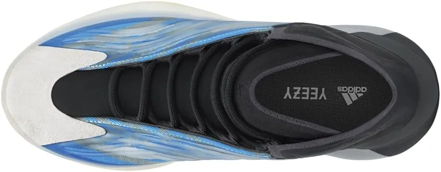 adidas Mens Yeezy Knit Bsktbl Lace Up Sneakers Shoes Casual - Black, Grey