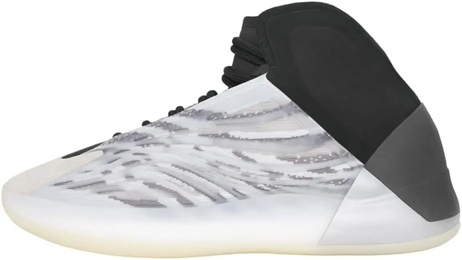 adidas Mens Yeezy Knit Bsktbl Lace Up Sneakers Shoes Casual - Black, Grey