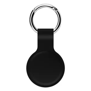 AirTags silicone case with keyring - Black