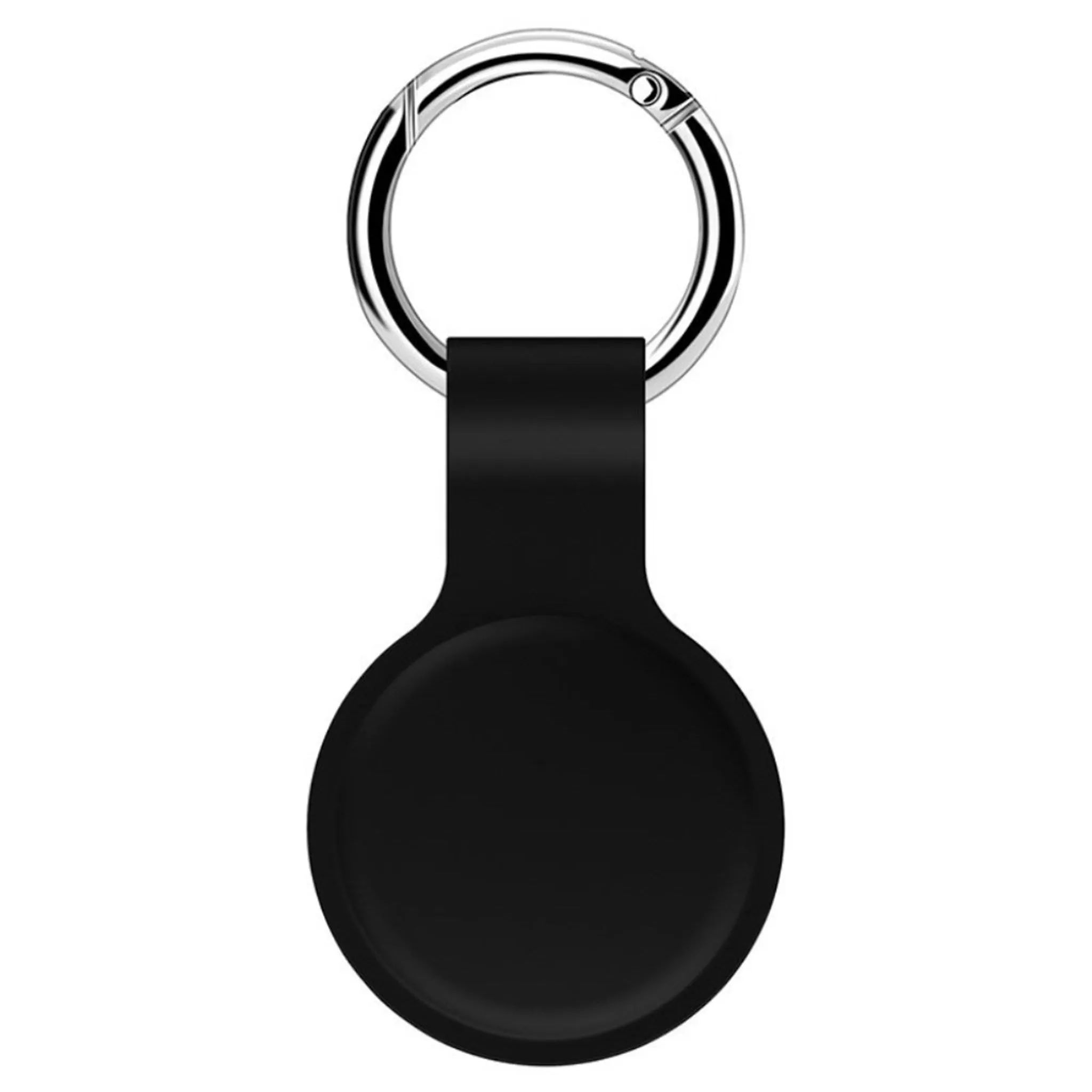 AirTags silicone case with keyring - Black
