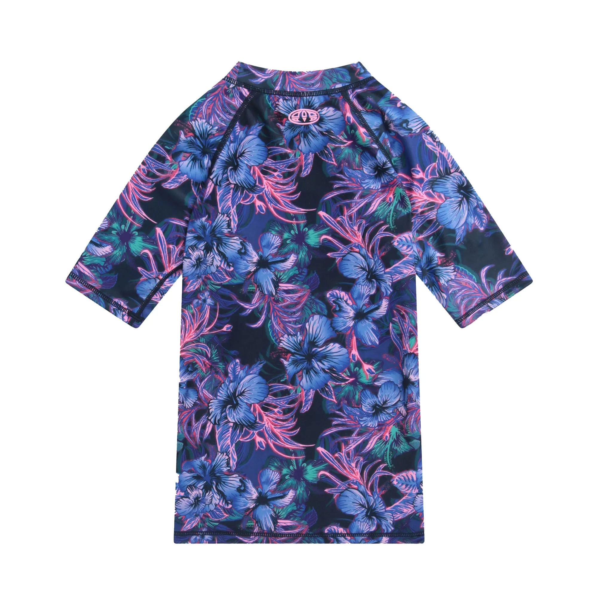 Animal Childrens/Kids Daisy Floral Recycled Rash Top