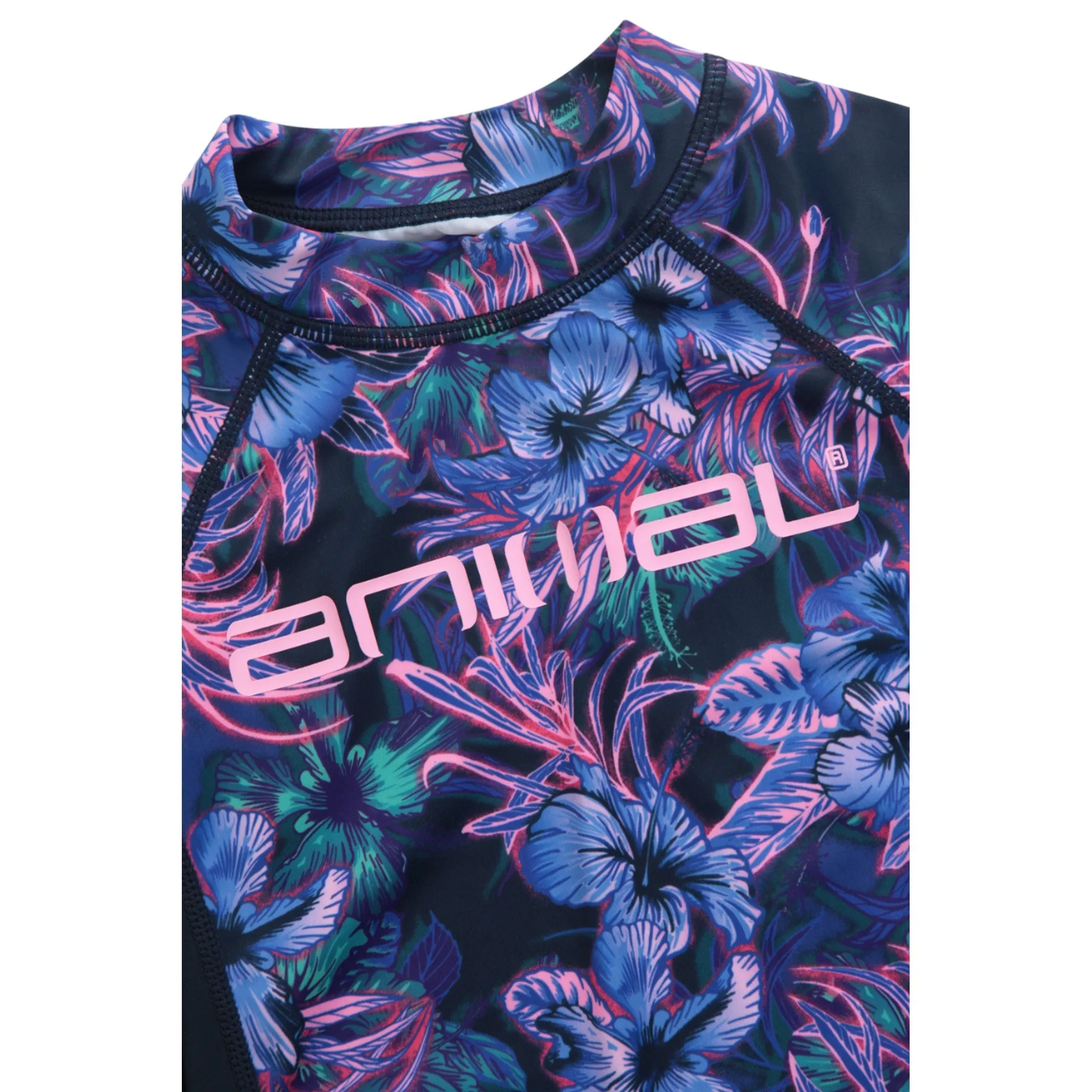 Animal Childrens/Kids Daisy Floral Recycled Rash Top