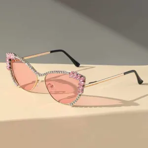Arrival tweed Style Cat Eye Sunglass-نظارات شمسية جديدة