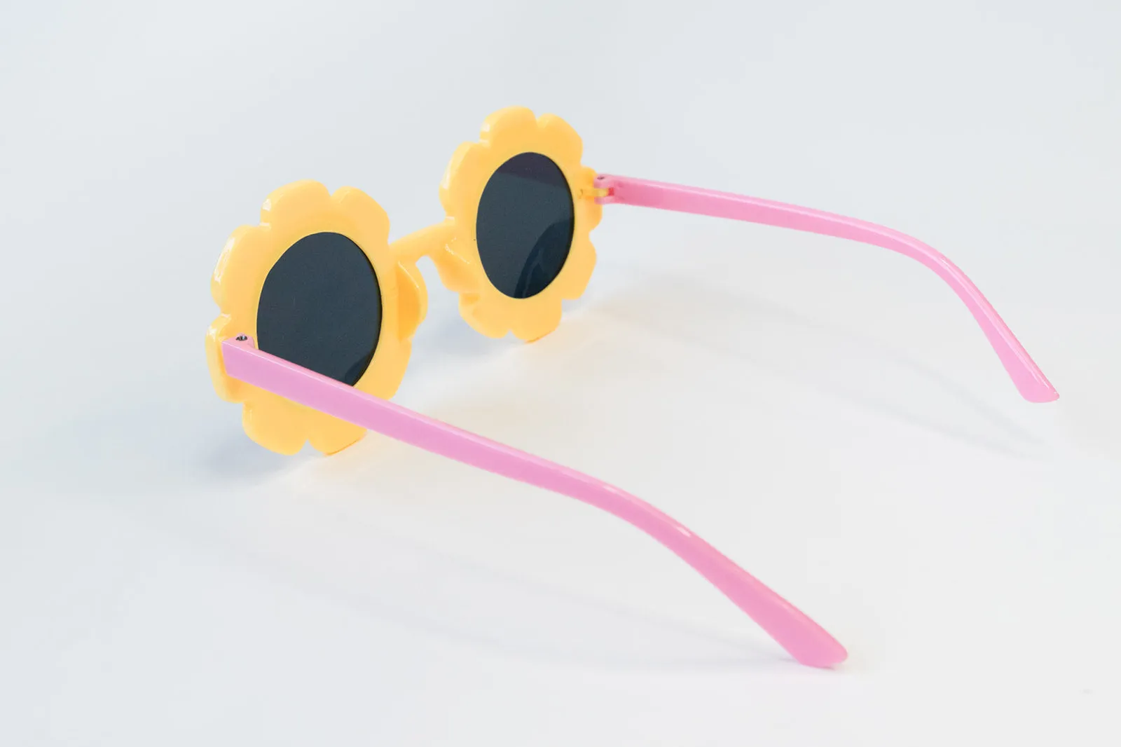 Babeehive Goods Toddler & Kid Daisy Sunglasses - Yellow & Pink