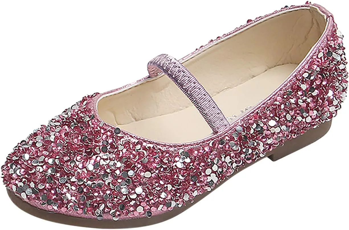 Baby Shoes Baby Sequined Shoes Dance Children Bottom Girls Princess Leather Soft Shoes Baby Shoes Cute