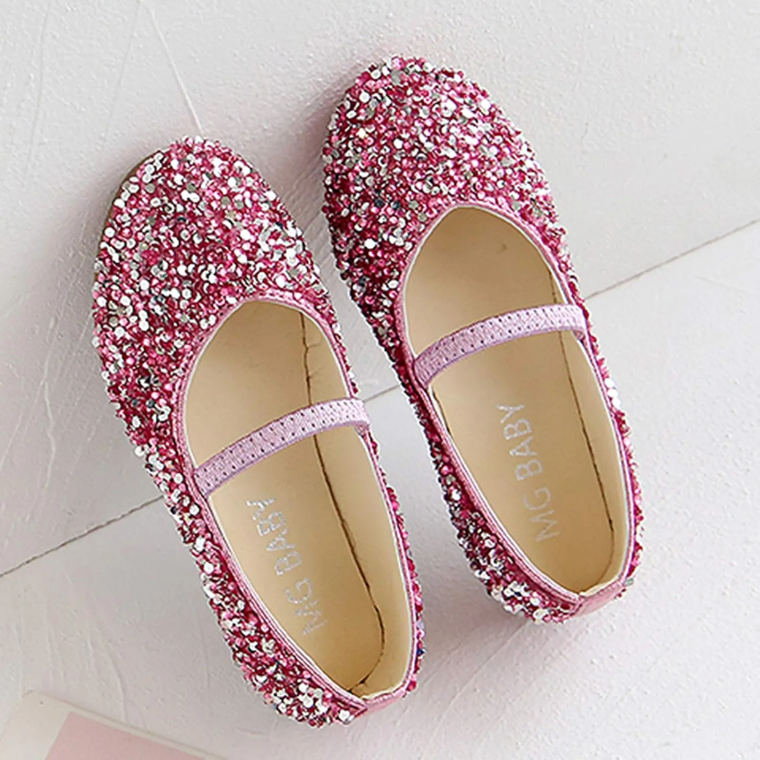 Baby Shoes Baby Sequined Shoes Dance Children Bottom Girls Princess Leather Soft Shoes Baby Shoes Cute