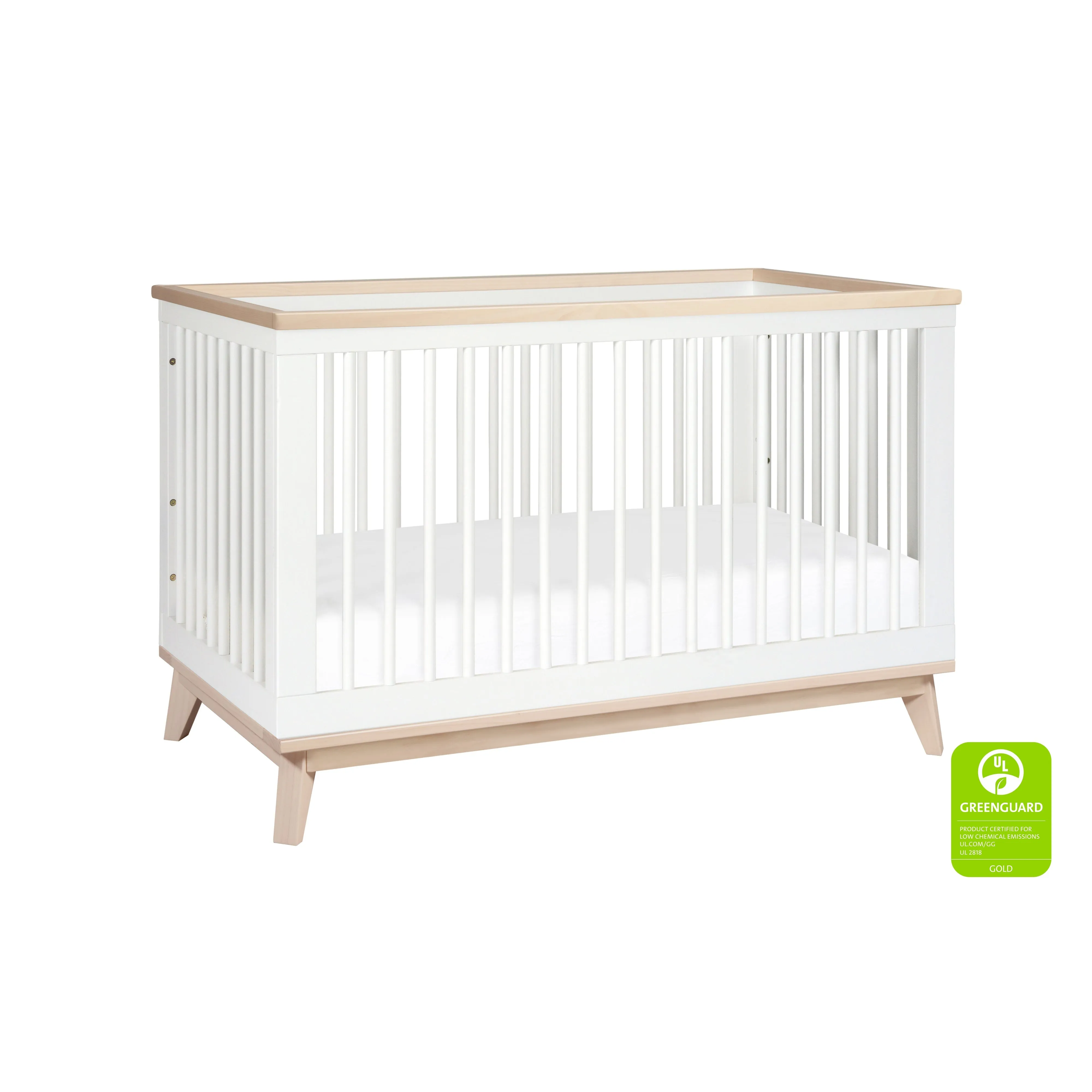 Babyletto Scoot 3-in-1 Convertible Crib with Toddler Bed Conversion Kit