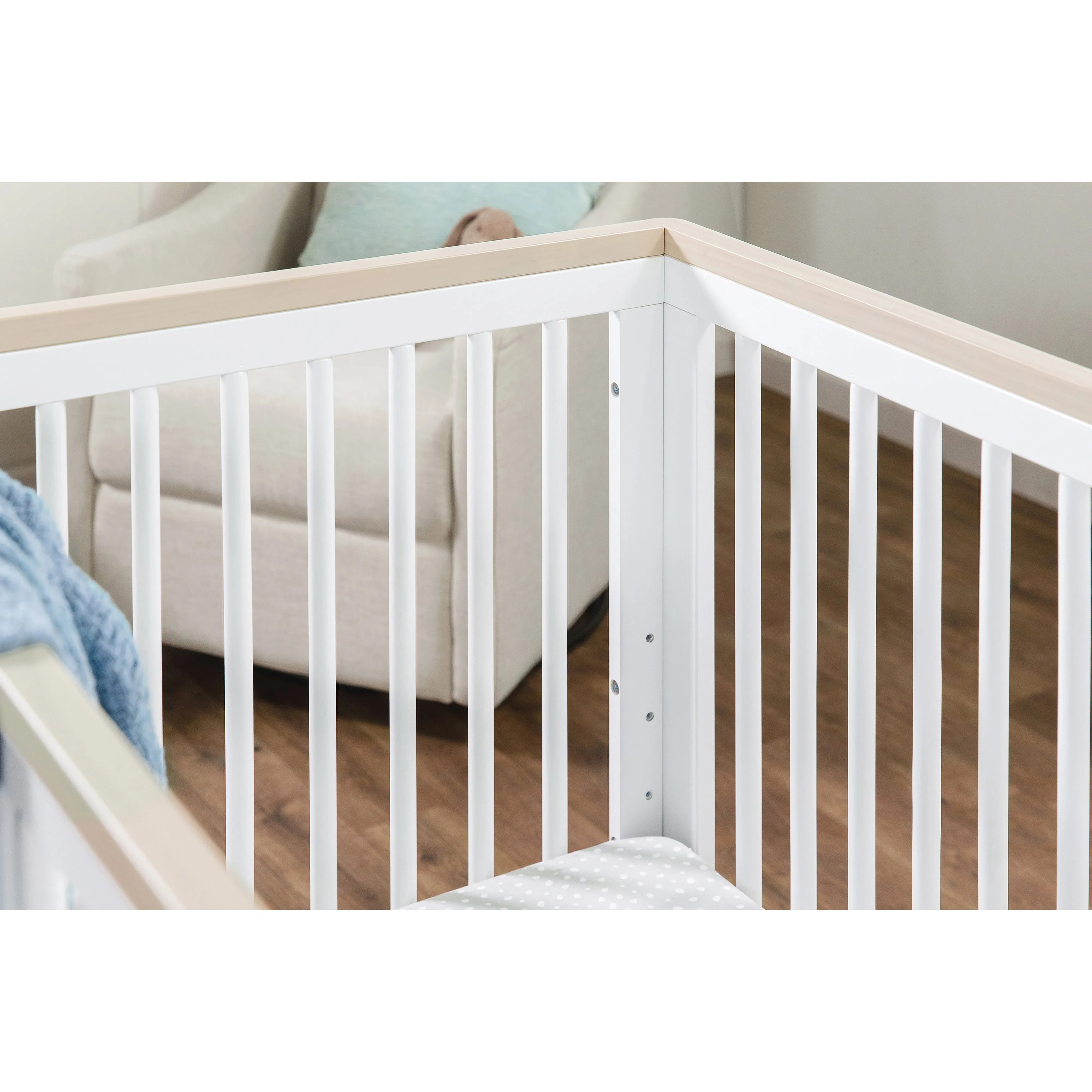 Babyletto Scoot 3-in-1 Convertible Crib with Toddler Bed Conversion Kit
