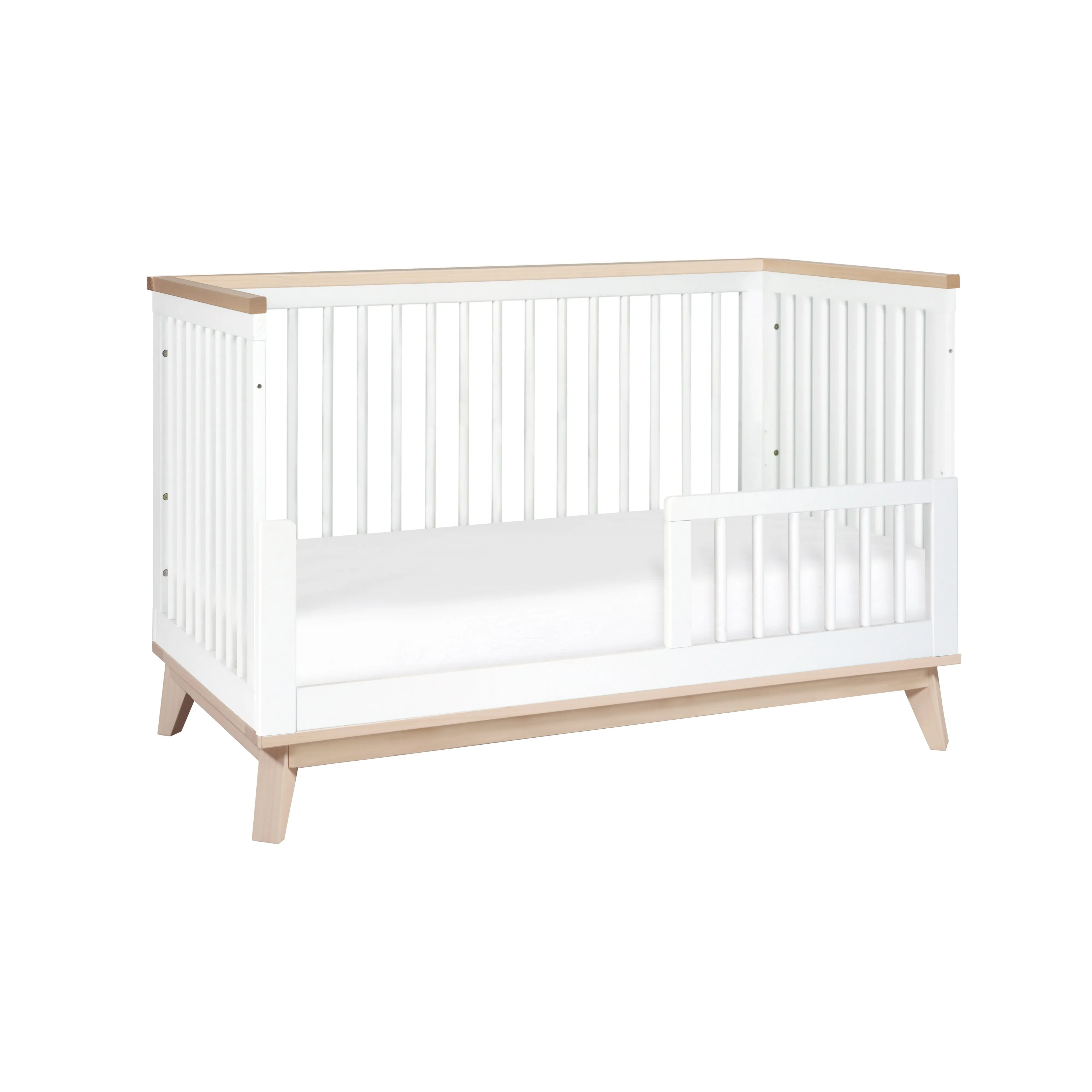 Babyletto Scoot 3-in-1 Convertible Crib with Toddler Bed Conversion Kit