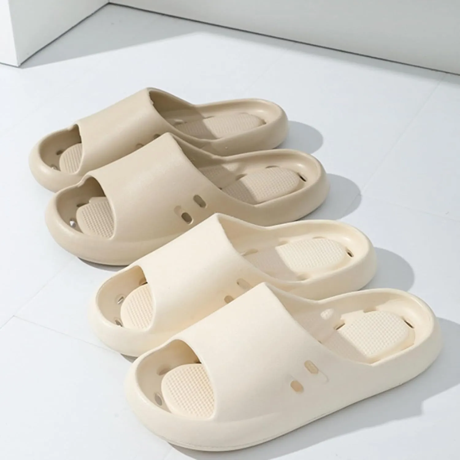 Bathroom Slippers Men Shower Shoes Women Mens Shower Shoes Slides for Women Spa Soft Sole Gym Slippers