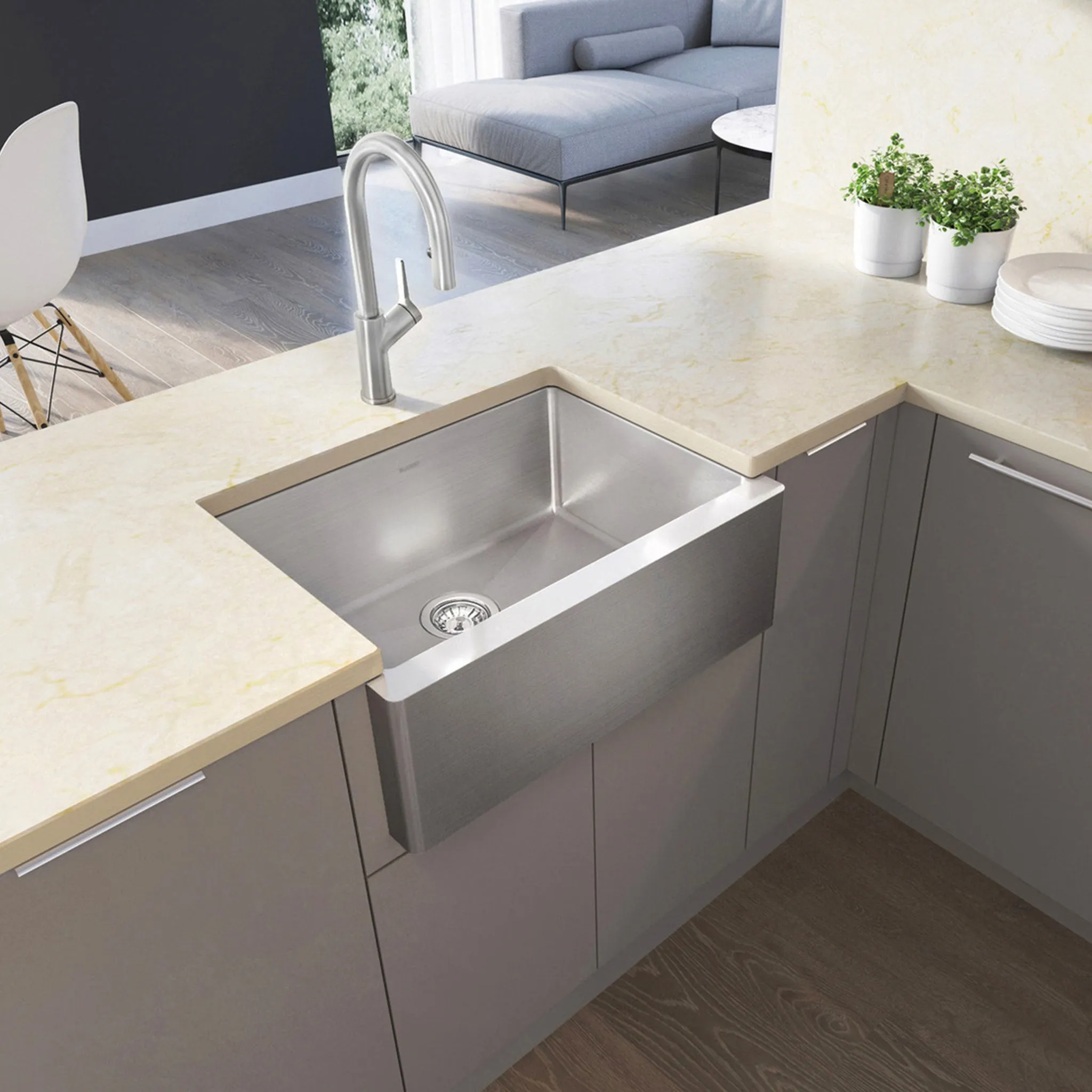 Blanco Quatrus 15 Apron Kitchen Sink