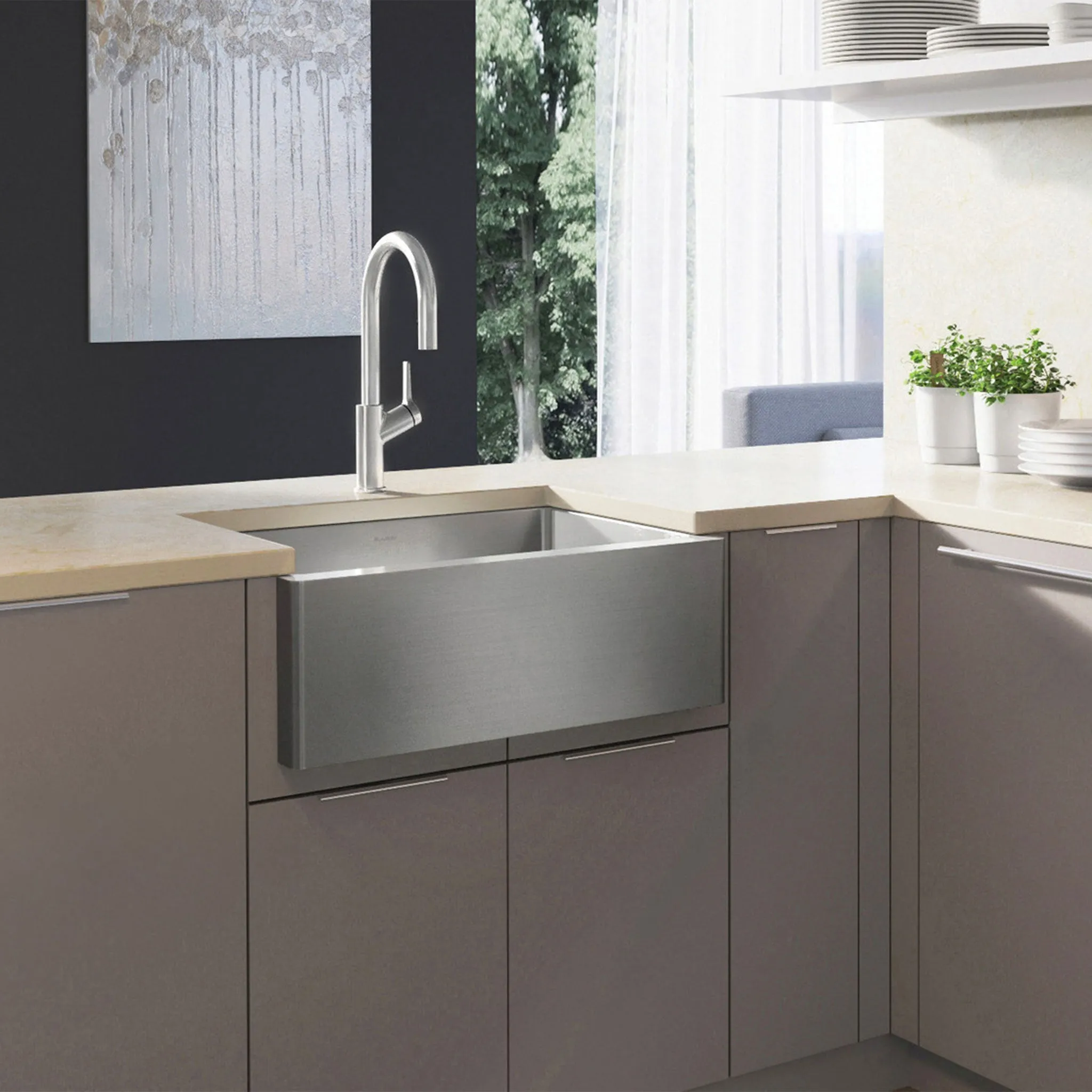 Blanco Quatrus 15 Apron Kitchen Sink