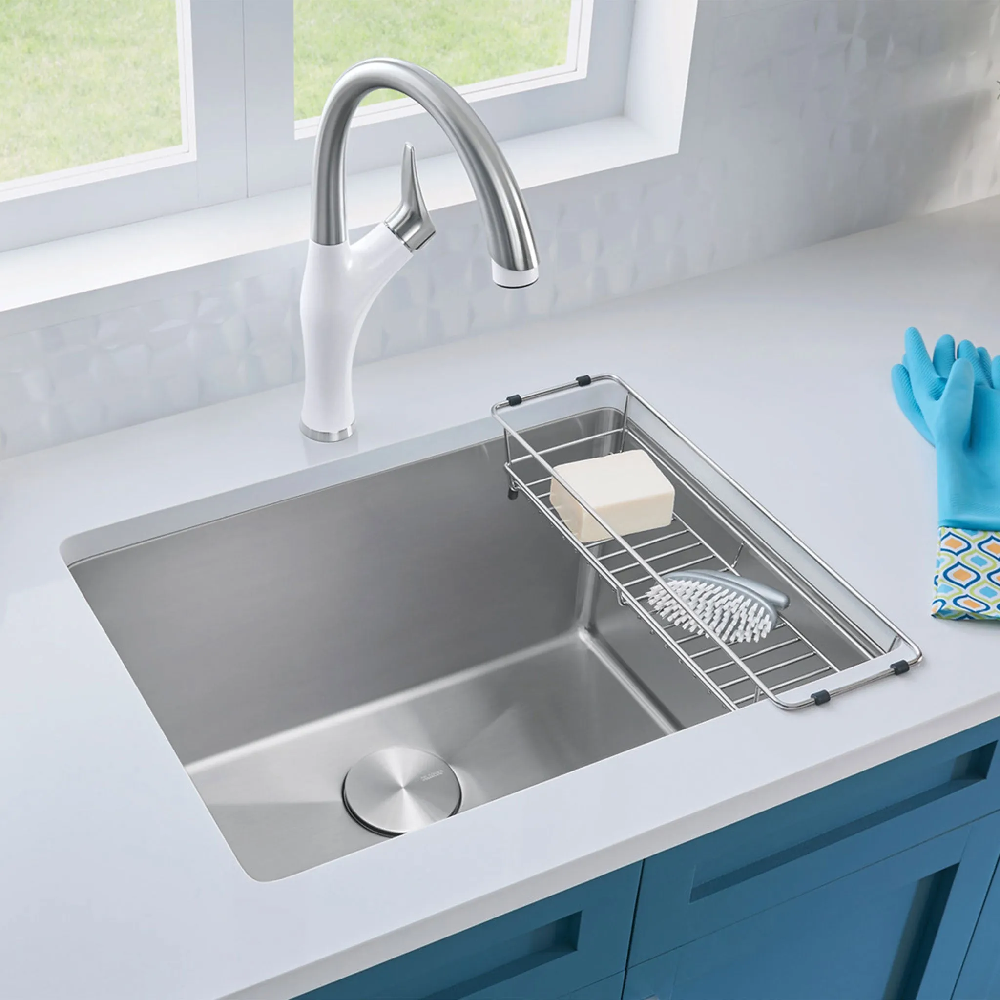 Blanco Quatrus 15 Single Bowl Dual Mount Kitchen Sink