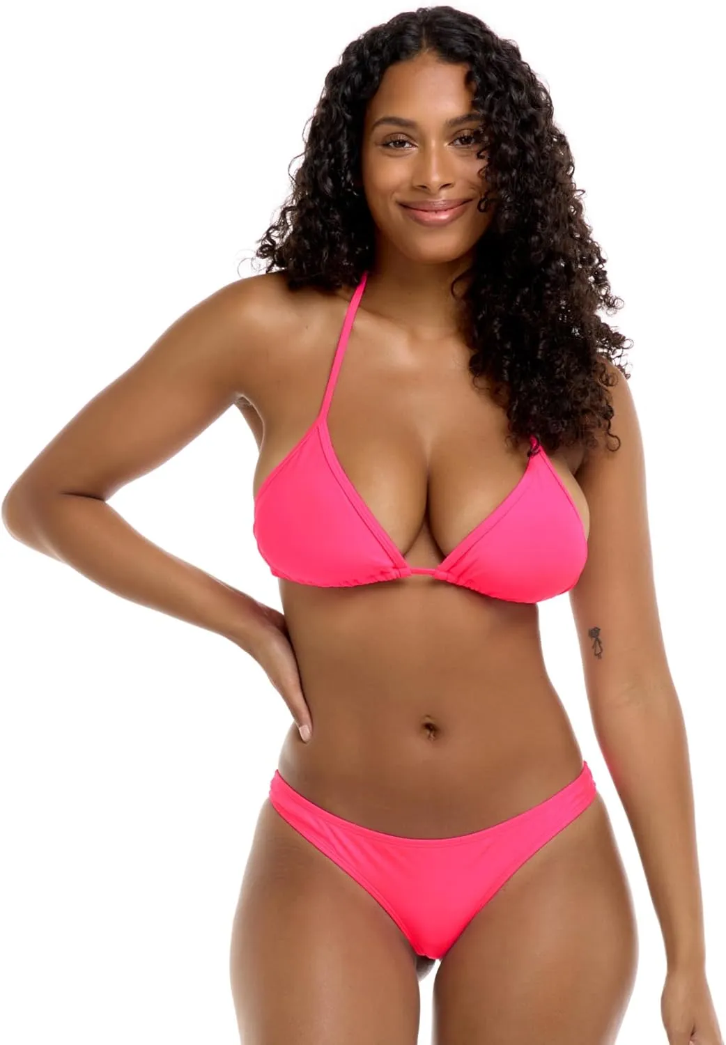 Body Glove Women's Smoothies Nuevo Contempo Solid Full Coverage Bikini Bottom Swimsuit