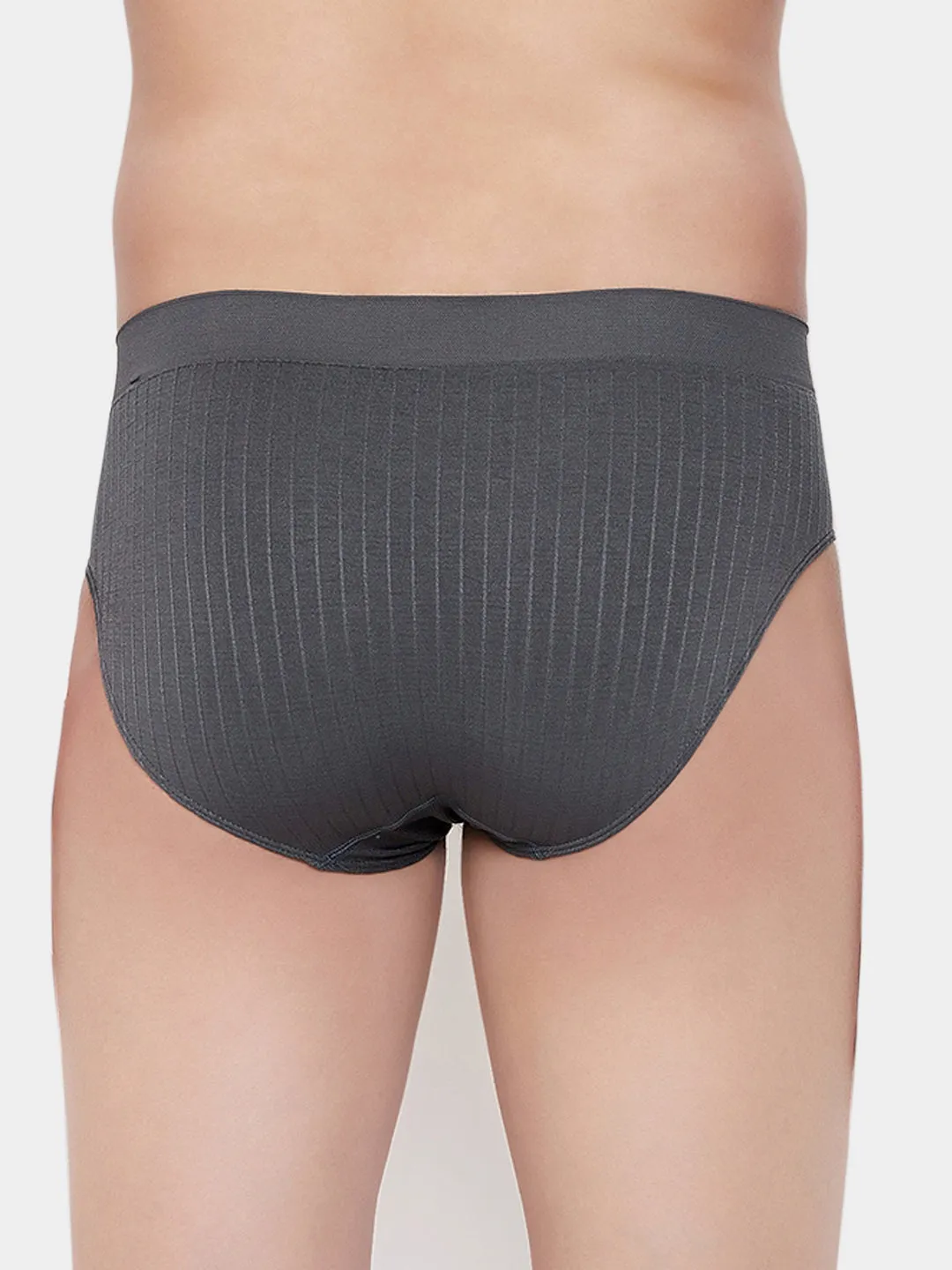 C9 Airwear Seamless Brief For Men's - Charcoal