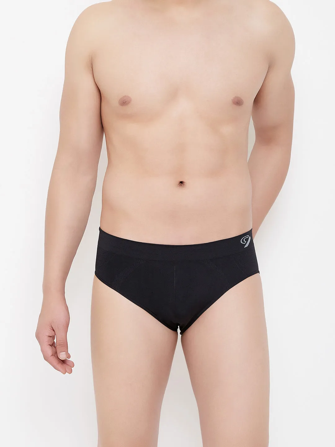 C9 Airwear Seamless Brief For Men's - Charcoal