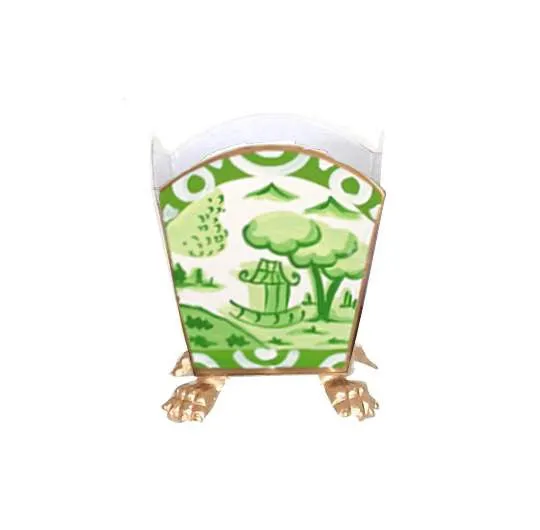 Canton Green Cachepot, Small