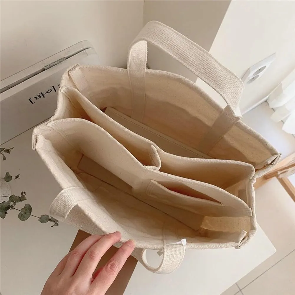 Canvas Tote Bag for Women Large Shoulder Crossbody Bag Purses Casual Canvas Hobo Bags Top Handle Handbags