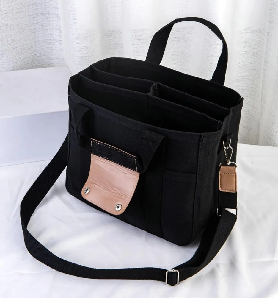 Canvas Tote Bag for Women Large Shoulder Crossbody Bag Purses Casual Canvas Hobo Bags Top Handle Handbags