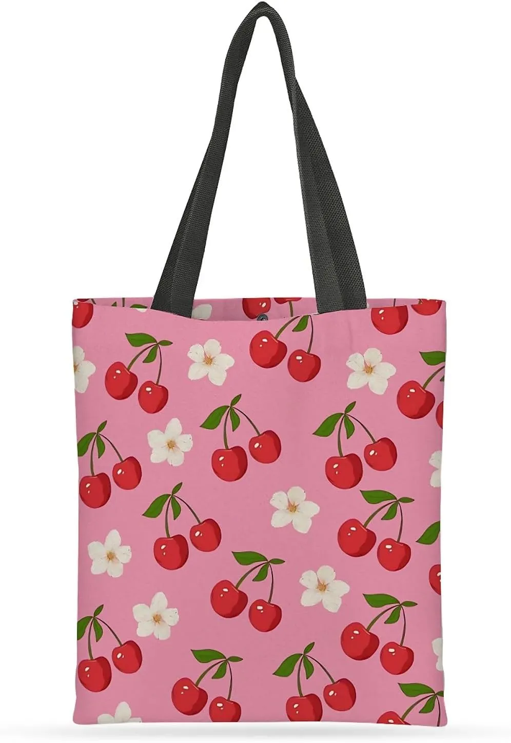 Canvas Tote Bag for Women with Zipper Inner Pocket, Canvas Tote for Daily Work Shopping