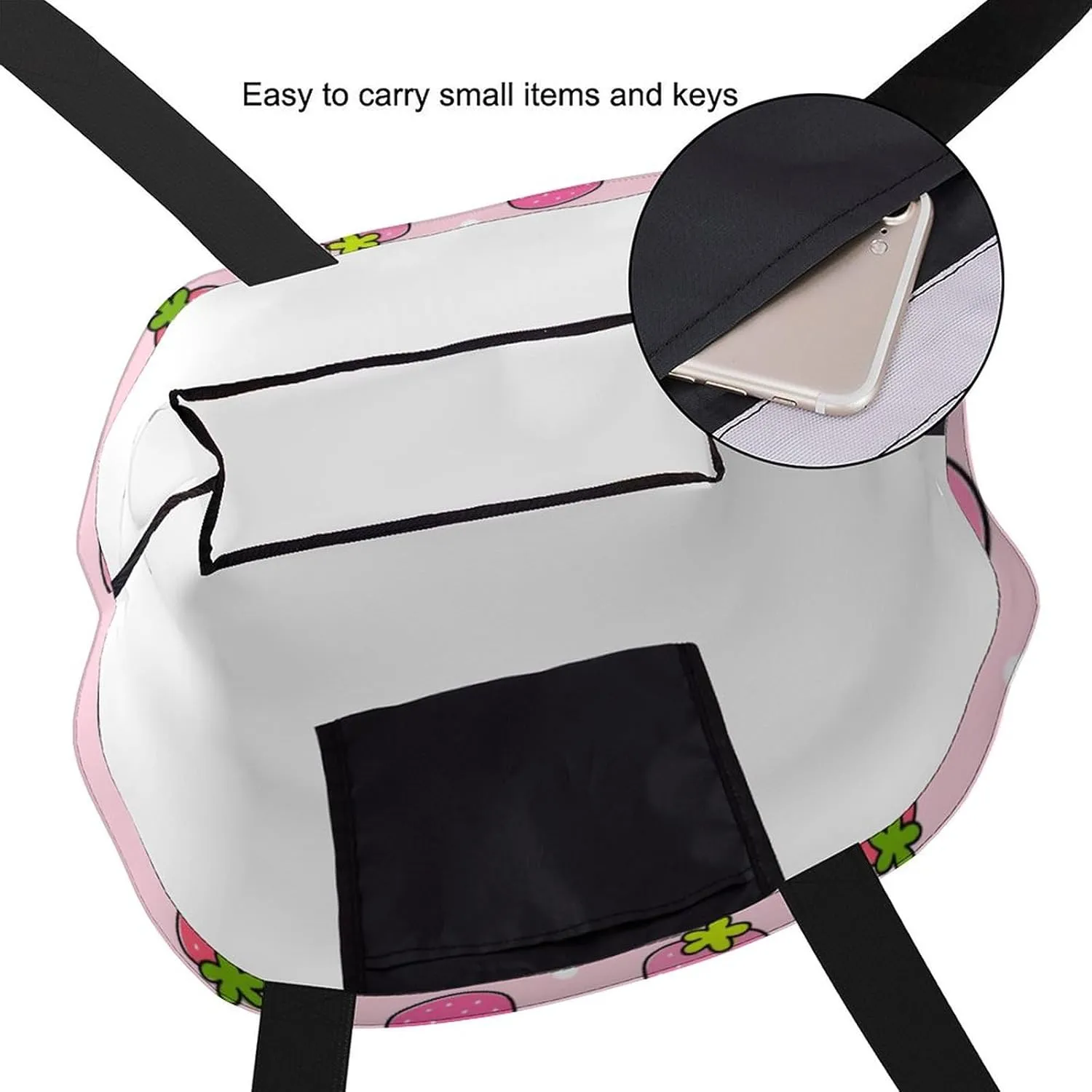 Canvas Tote Bag - Large Women's Casual Shoulder Handbag - Reusable Beach & Shopping Grocery Bag for Outdoors