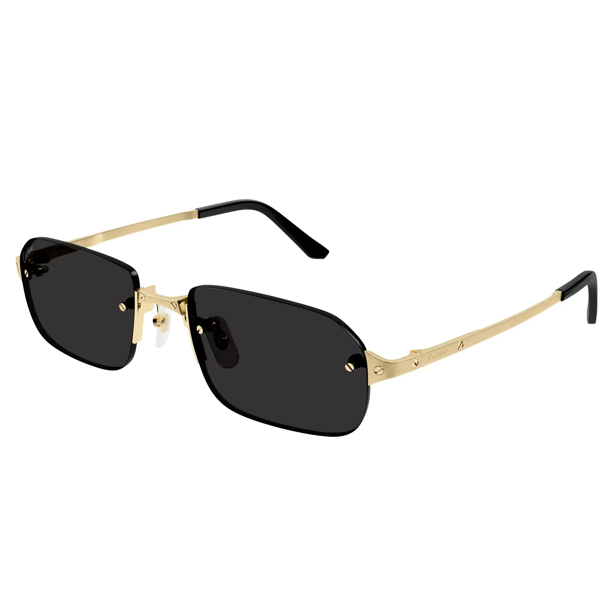 Cartier Eyewear CT0460S-001 Gold Grey Sunglasses