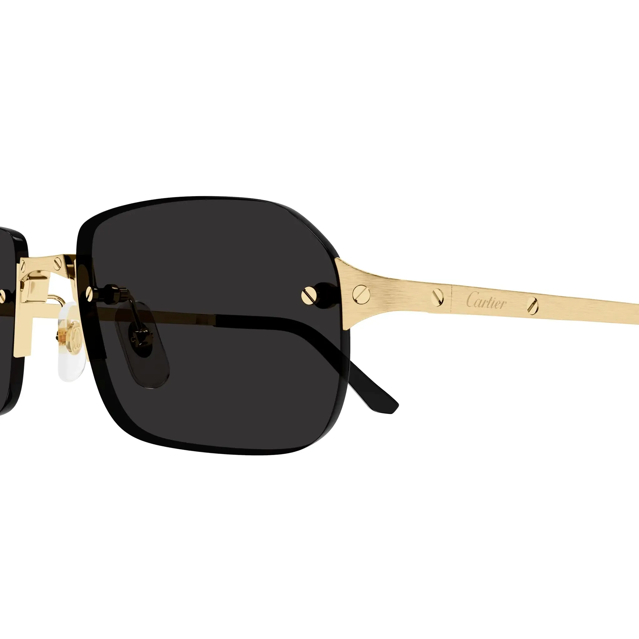 Cartier Eyewear CT0460S-001 Gold Grey Sunglasses