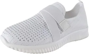 Cathalem Gym Shoes for Women Workout Memory Foam Walking Shoes Running Classic Slip On Athletic Tennis Sneakers