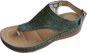 Cathalem Orthopedic Sandals for Women Arch Support 2024 Casual Summer Shoes Flip Flops Comfy Lightweight Breathable Sandals