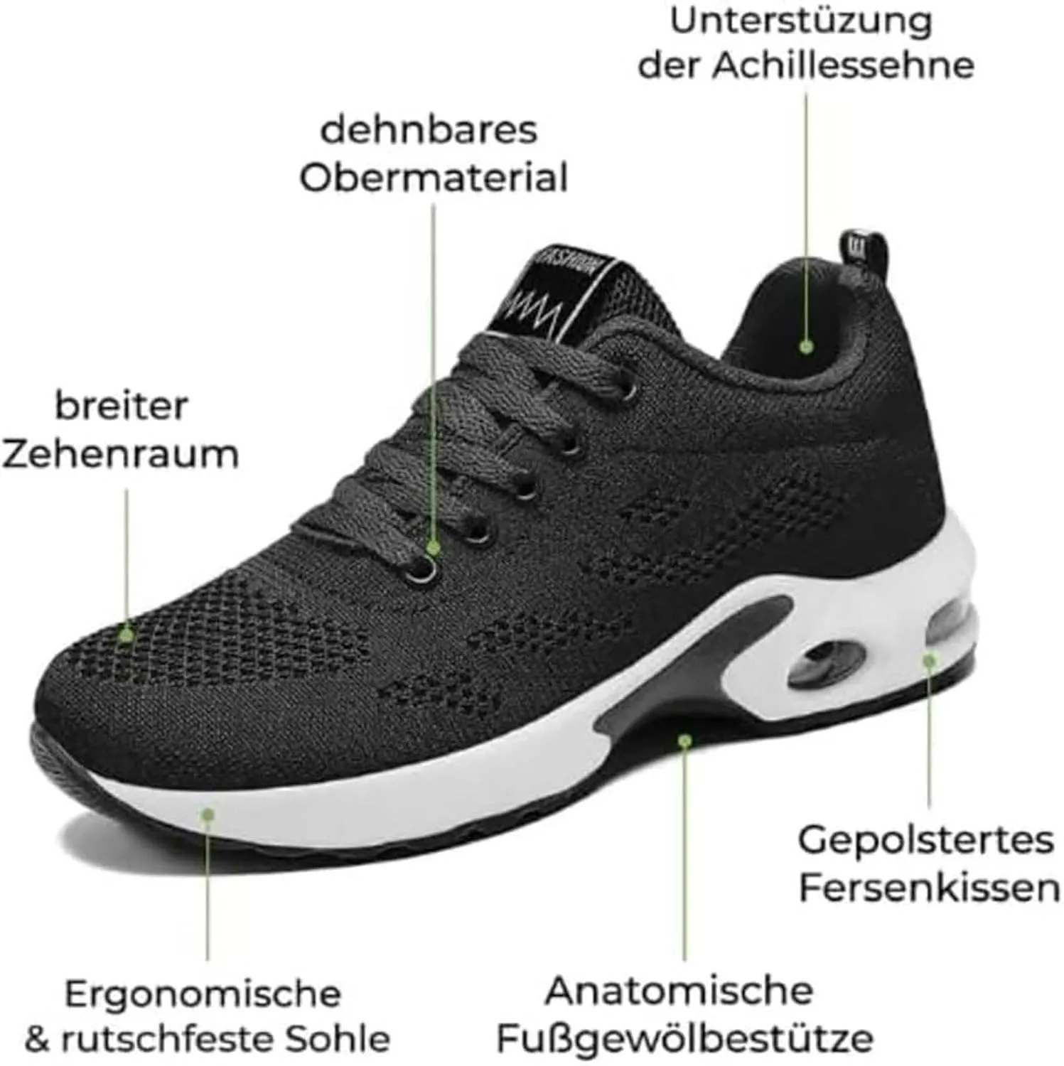Cathalem Orthopedic Sneakers for Women,The Most Comfortable Orthopedic Shoes, Mesh Casual Breathable Knit Air Cushion Shoes