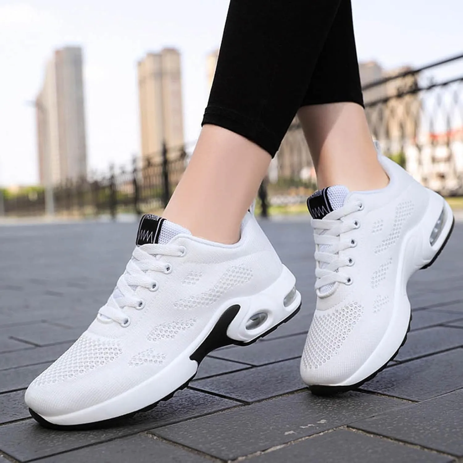 Cathalem Orthopedic Sneakers for Women,The Most Comfortable Orthopedic Shoes, Mesh Casual Breathable Knit Air Cushion Shoes