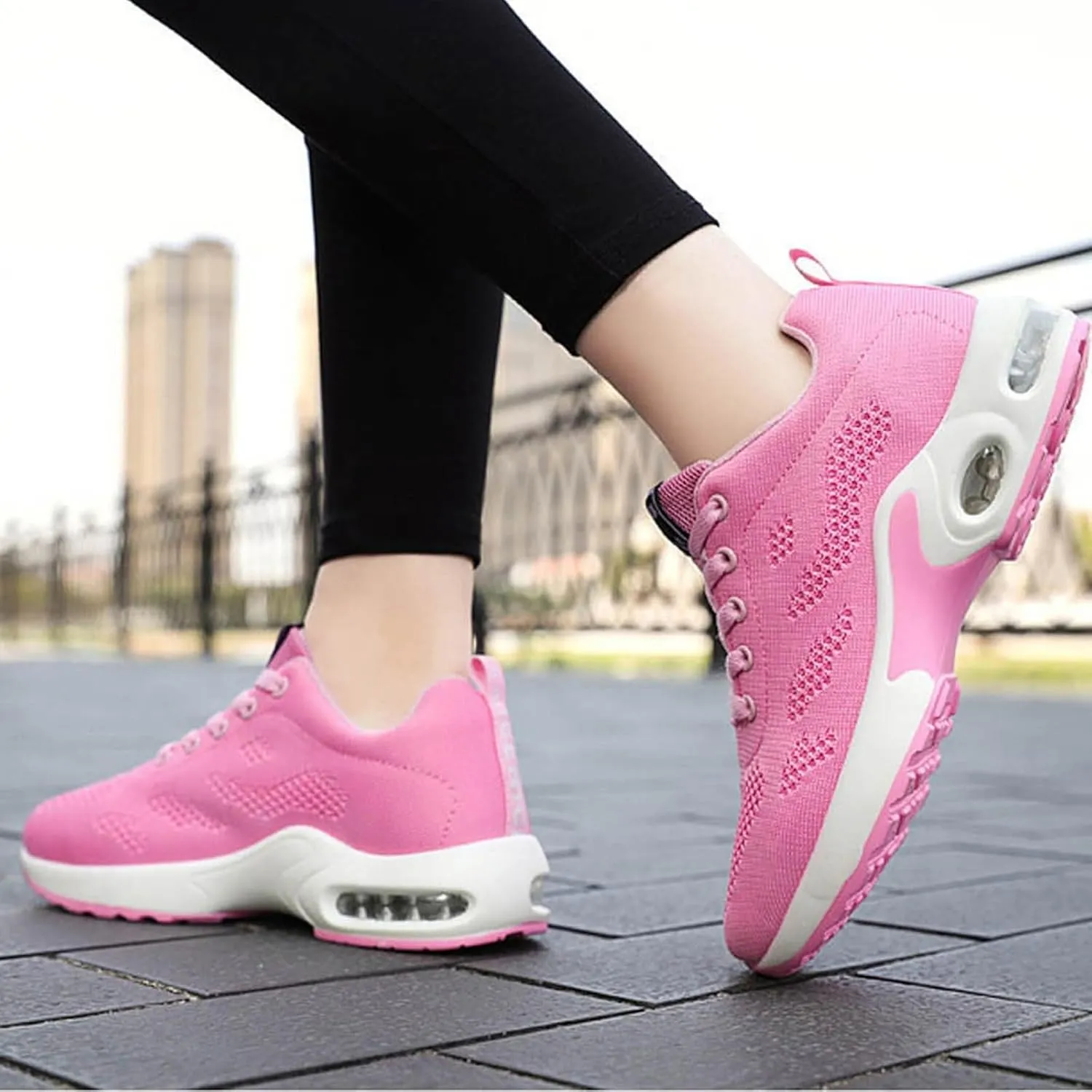 Cathalem Orthopedic Sneakers for Women,The Most Comfortable Orthopedic Shoes, Mesh Casual Breathable Knit Air Cushion Shoes