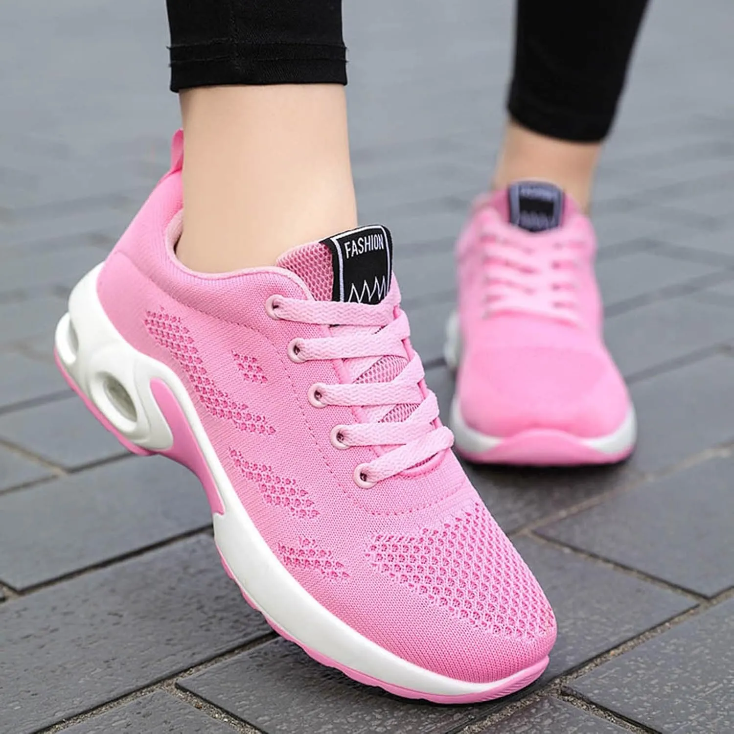 Cathalem Orthopedic Sneakers for Women,The Most Comfortable Orthopedic Shoes, Mesh Casual Breathable Knit Air Cushion Shoes