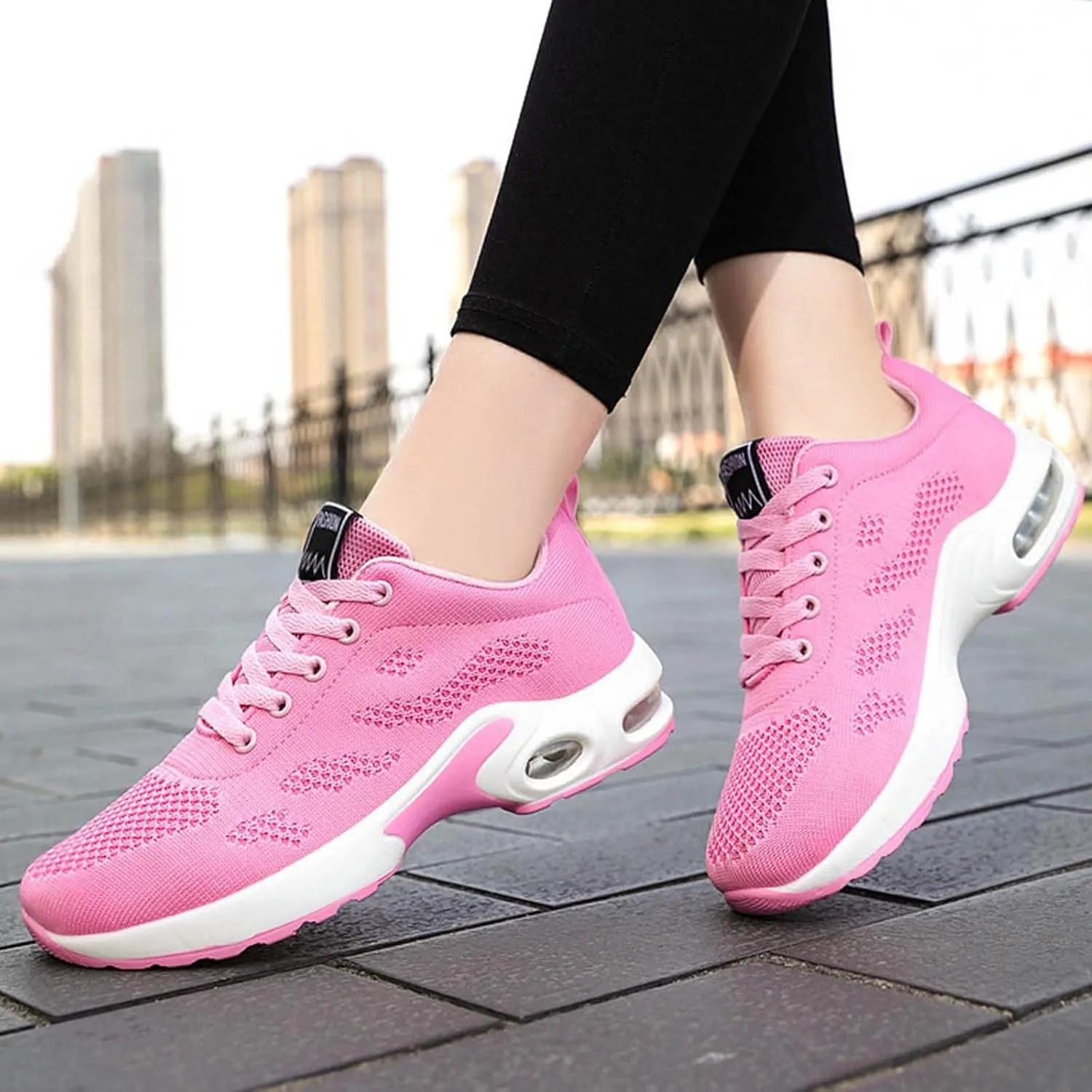Cathalem Orthopedic Sneakers for Women,The Most Comfortable Orthopedic Shoes, Mesh Casual Breathable Knit Air Cushion Shoes
