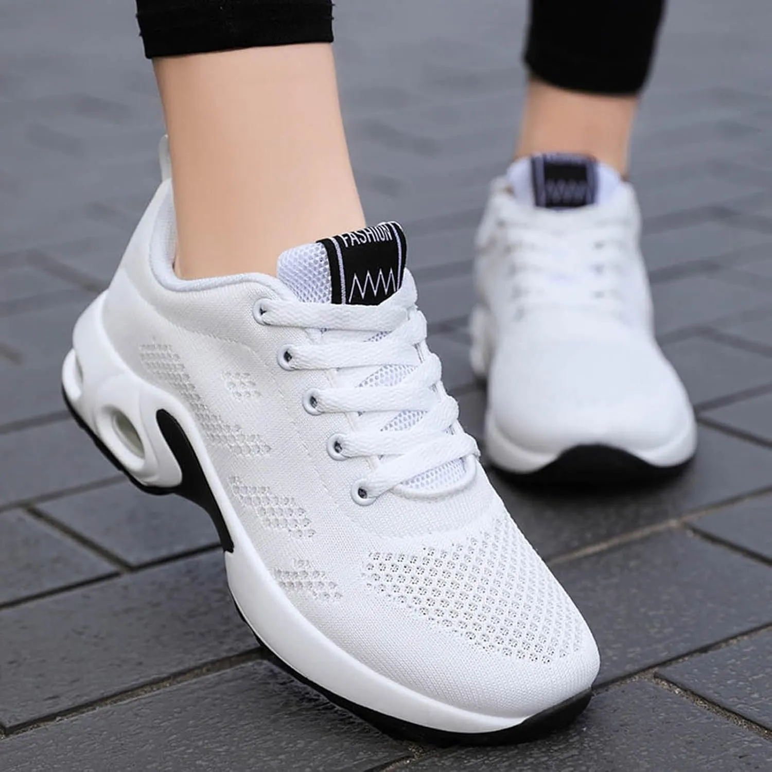 Cathalem Orthopedic Sneakers for Women,The Most Comfortable Orthopedic Shoes, Mesh Casual Breathable Knit Air Cushion Shoes