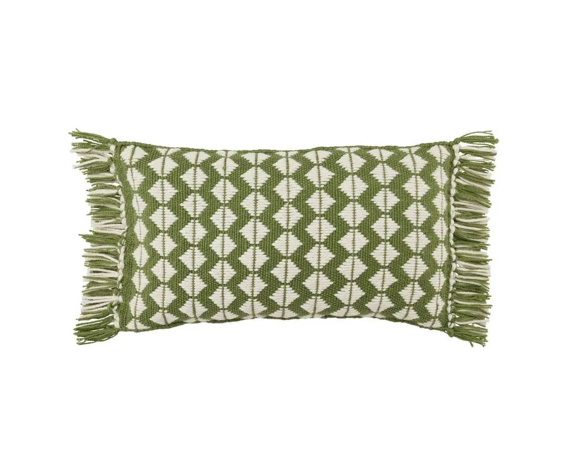 Chesa CHE04 Green/Ivory Pillow