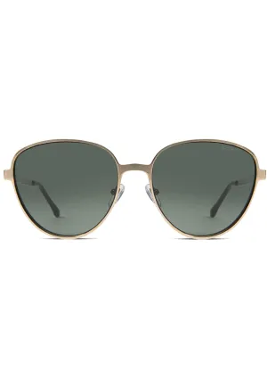 Chris Sunglasses in White Gold