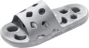 Cloud Slides Mens Shower Shoes Bathroom Slippers Slides for Men Women Slippers for Home Shower Shoes with Drainage Holes