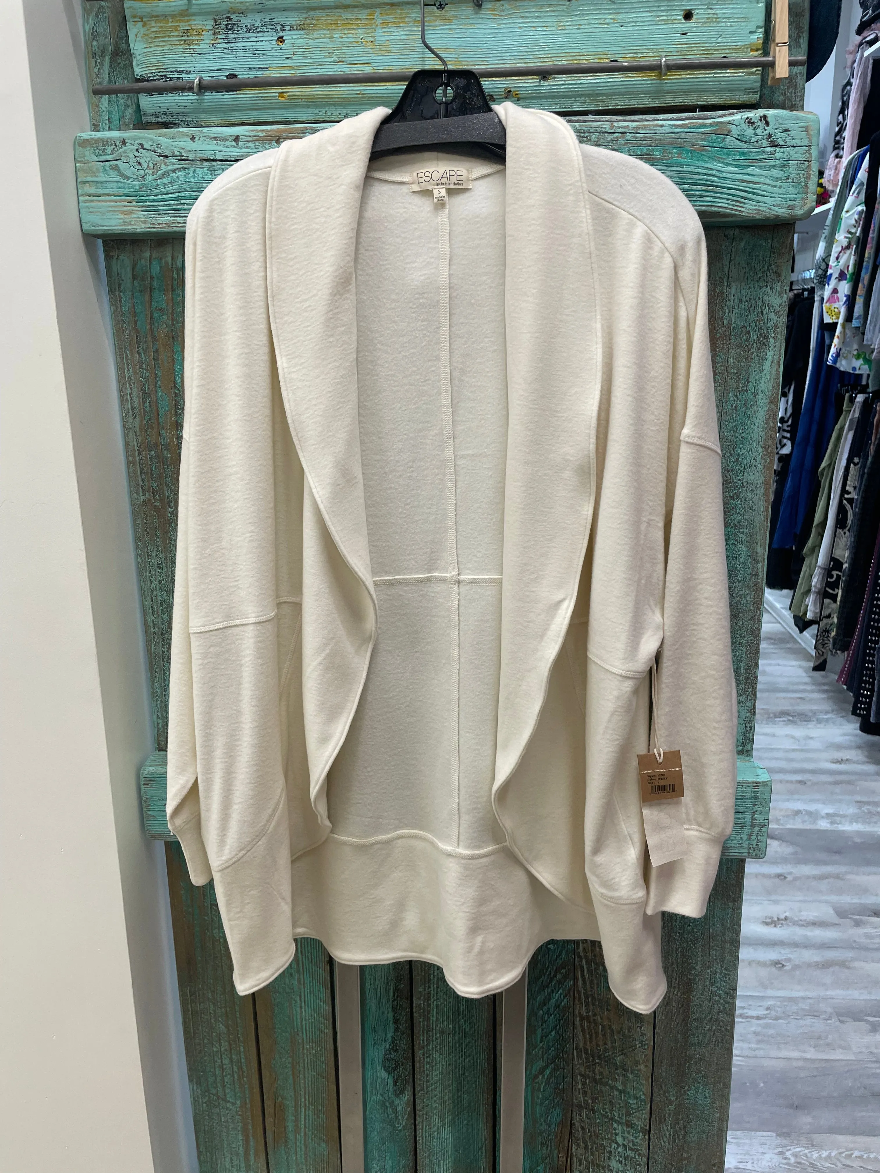 Cocoon Jacket in Ivory by Escape